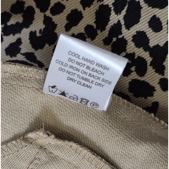 Revolve Superdown Double Breasted Trench Coat XXS Animal Print Belted Jacket - Picture 8 of 9